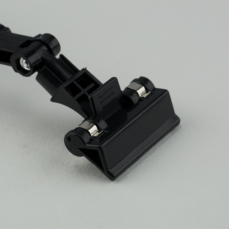 Держатель с зажимом "Сонет", пластик, черный 606x758